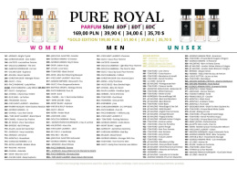 FM Federico Mahora Pure Royal 809 Perfumy Damskie - 50ml