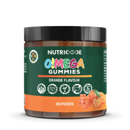 FM Nutricode O! Mega-3 Gummies żelki o smaku pomarańczowym dla dorosłych i dzieci - 120g